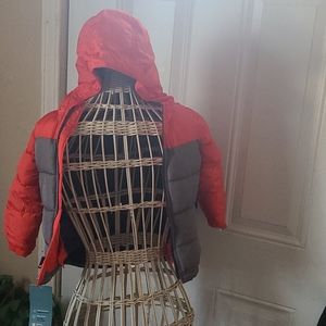 Toddler Coat Gray Red Navy